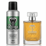 Cobra Men's Fragrance Duo: Deodorant Spray & Eau De Parfum