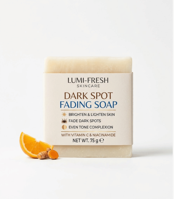 Untitled design (9) Lumi-Fresh Dark Spot Fading Soap (75g) - Image 1
