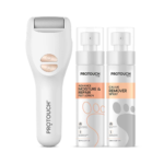 Protouch Bliss Pedicure Combo - Callus Remover Device + Callus Remover Spray + Feet Lotion