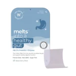Wellbeing Nutrition Melts Healthy Gut Probiotic 10B CFU Digestive Enzymes and FOS (30 Strips)