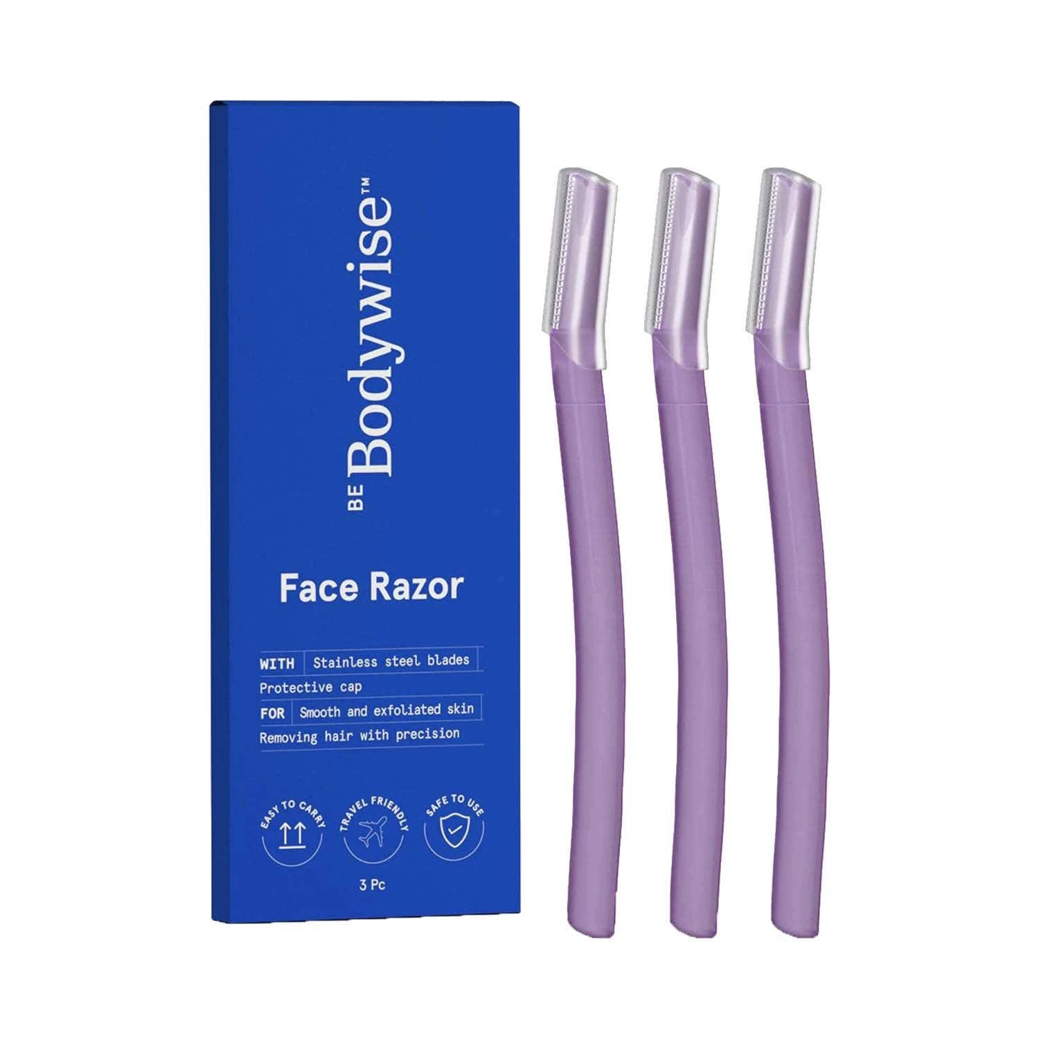 lHeaZZuQDL-1150863-1 Be Bodywise Face Razor (3 pcs) - Image 1